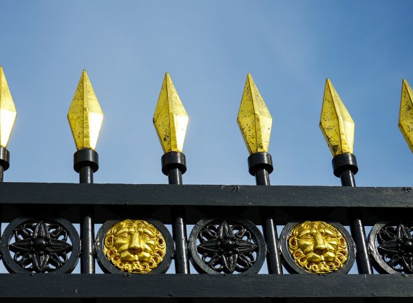 Wrought Iron Fence Painting